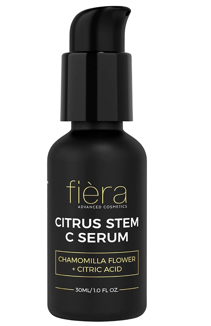Fièra Vitamin C Serum, Hyaluronic Acid and Citrus Stem Cells - Anti Aging Serum for Brightening, Firming, and Hydrating Face & Eye Area